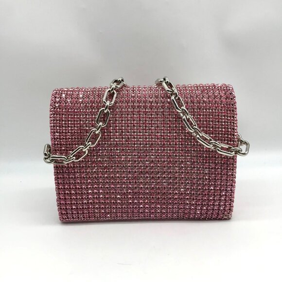 I.N.C. International Concepts Pink Dogwood Stone Flip Crossbody Bag - Picture 2 of 11